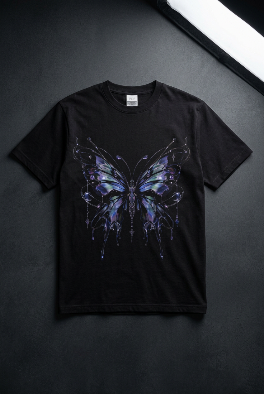 Blue Butterfly Tee