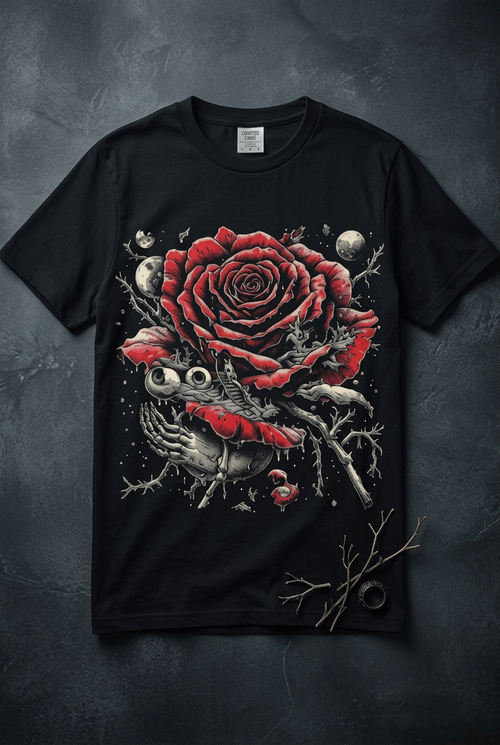 Rose Skull Tee